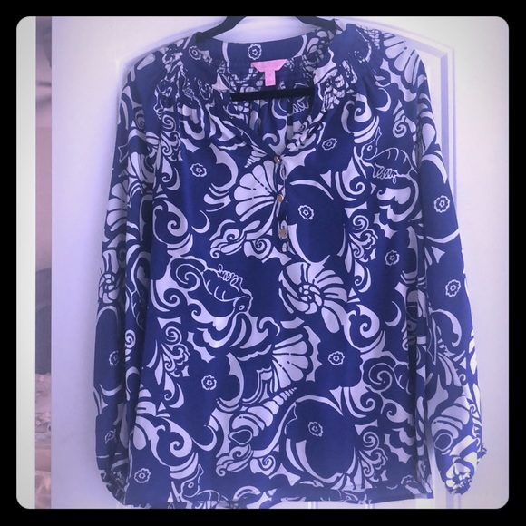 Lilly Pulitzer Essie Top Size Medium - Picture 1 of 2